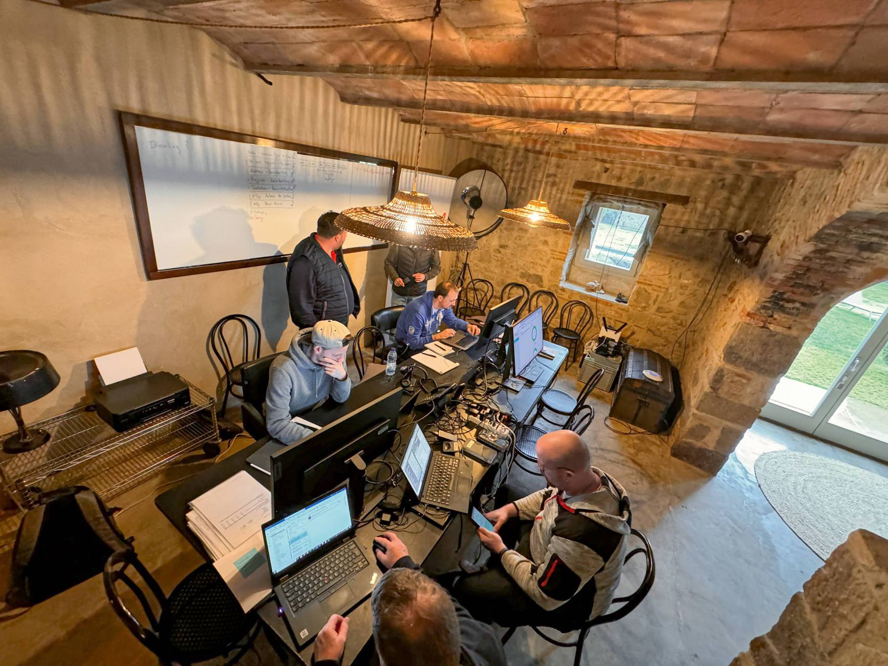 Feldversuch in Spanien